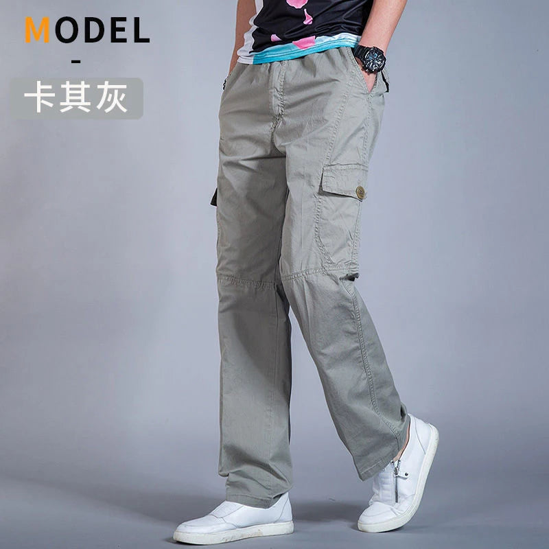 Mens Cargo Pants Summer Spring