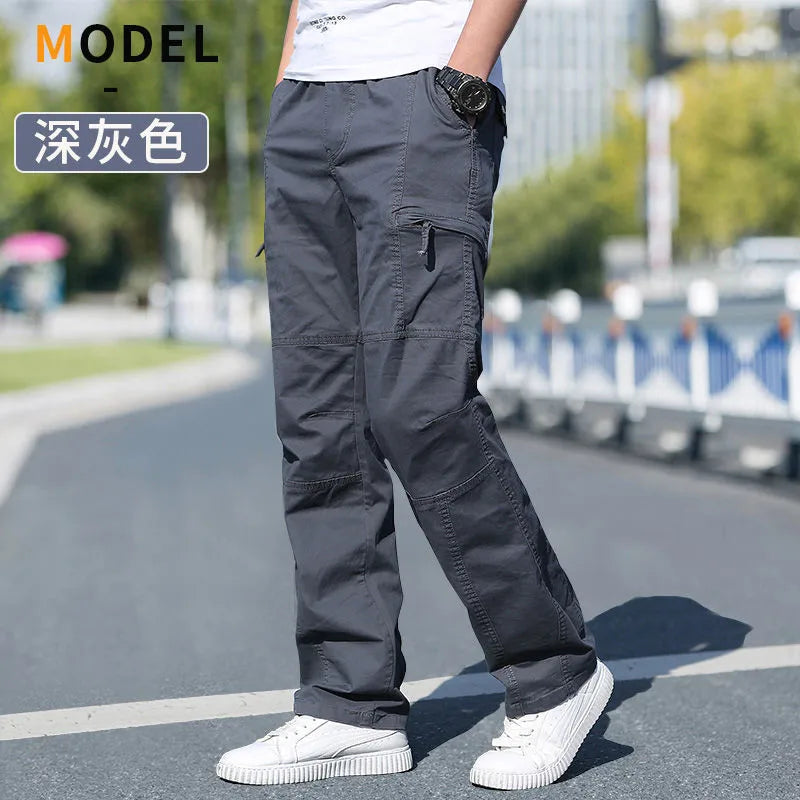 Mens Cargo Pants Summer Spring