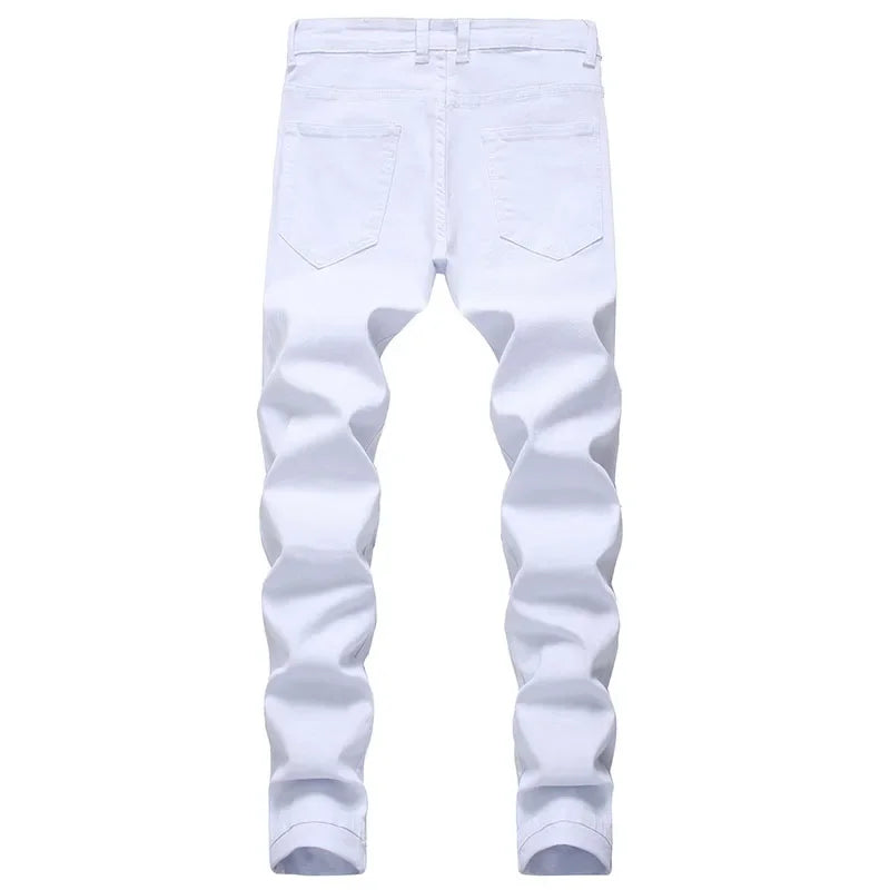 Men's White Jeans 