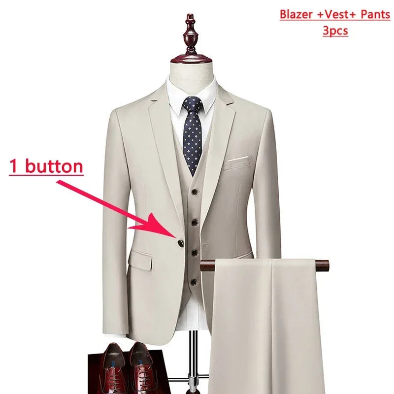 3-Piece Men's Suit