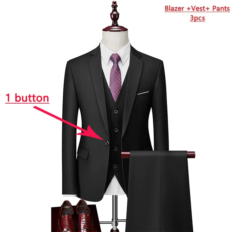 3-Piece Men's Suit